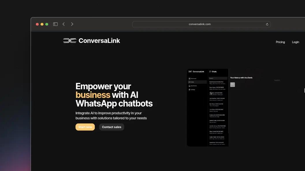 ConversaLink | AI Powered Chatbot